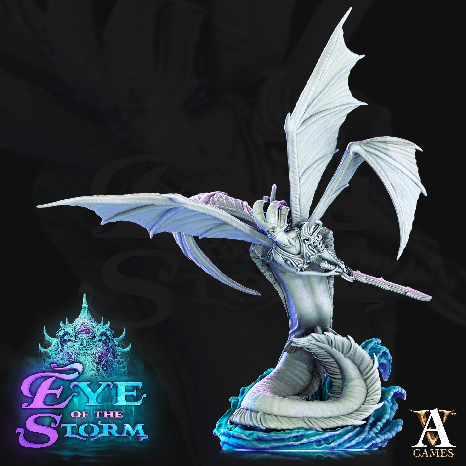 Storm Siren Bundle - 4 Archvillain Games Printed Miniatures | Dungeons & Dragons | Pathfinder | Tabletop