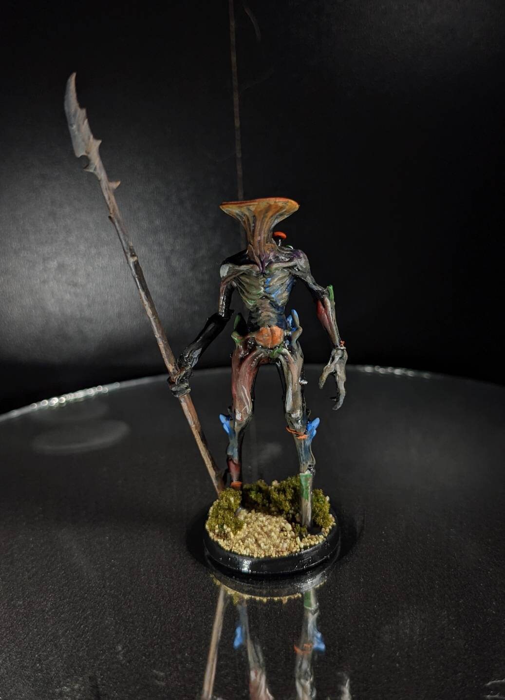 Myconid with Staff Painted Model 60mm - Lord of the Print Miniature | Dungeons & Dragons | Pathfinder | Tabletop