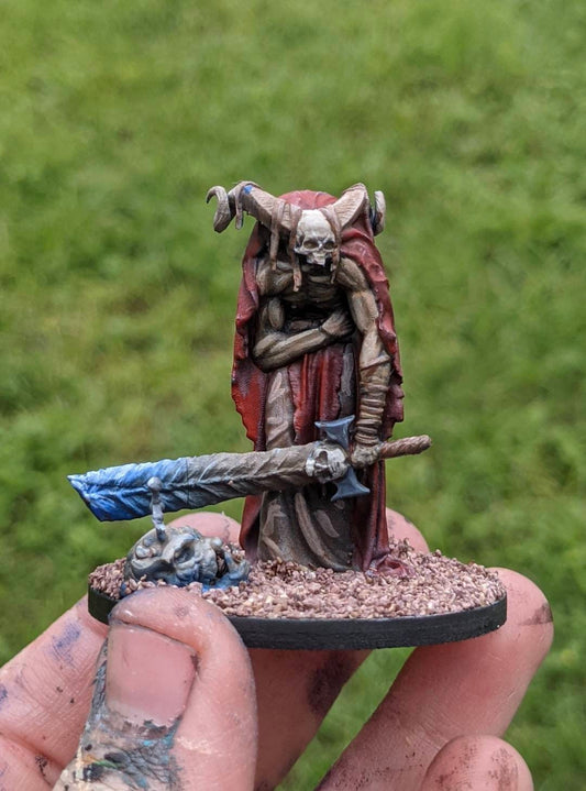 Cursed Monk, painted model - Mini Monster Mayhem Printed Miniature | Dungeons & Dragons | Pathfinder | Tabletop