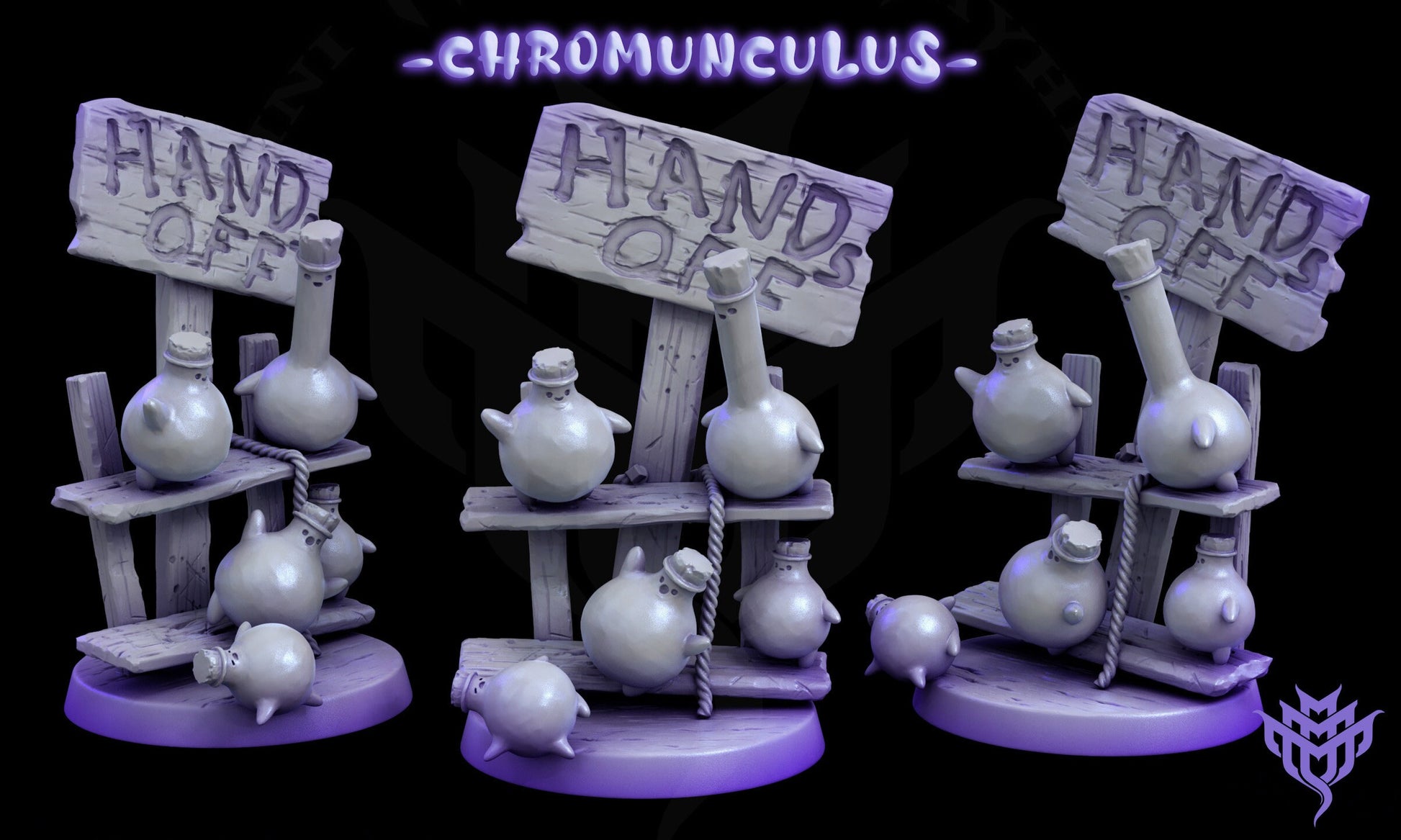 Chromunculus on Shelves - Mini Monster Mayhem Printed Miniature | Dungeons & Dragons | Pathfinder | Tabletop