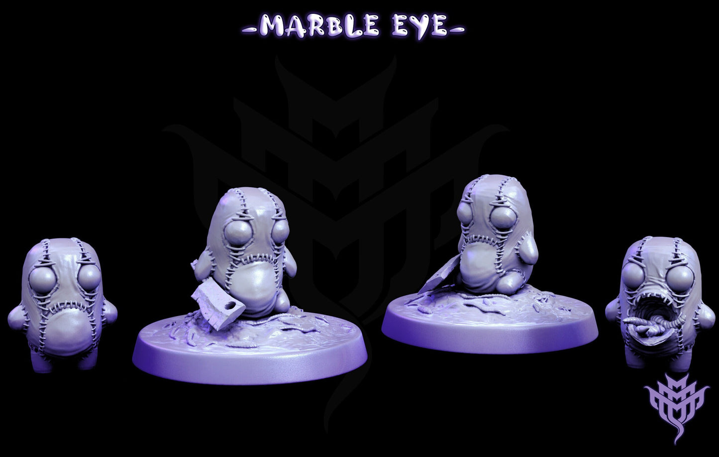 Marble Eye Minions Painted Models - Mini Monster Mayhem Printed Miniature | Dungeons & Dragons | Pathfinder | Tabletop