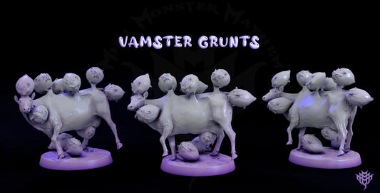 Vampster Grunts - Mini Monster Mayhem Printed Model | Dungeons & Dragons | Pathfinder | Tabletop