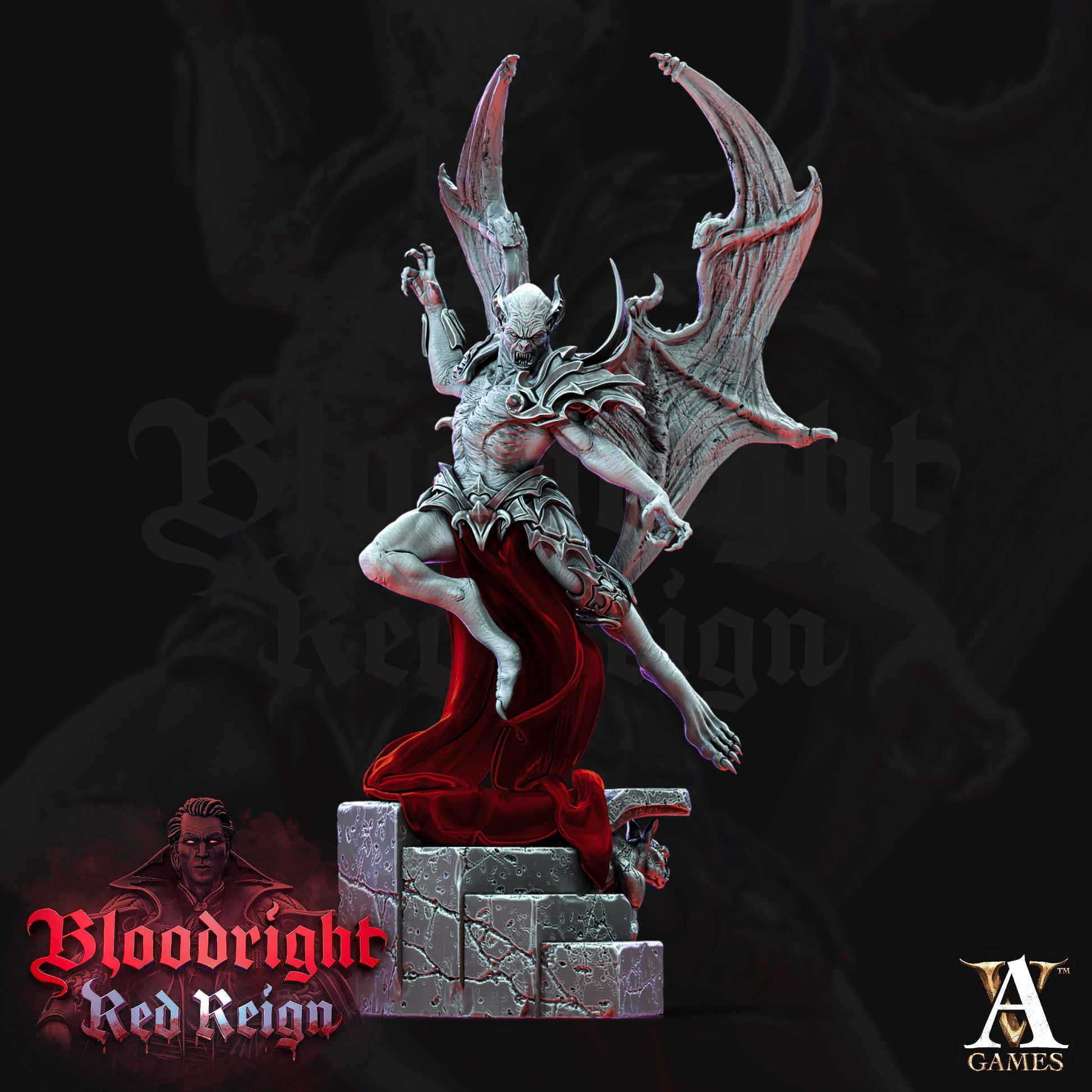 Vampire Elder - Archvillain Games Printed Miniature | Dungeons & Dragons | Pathfinder | Tabletop