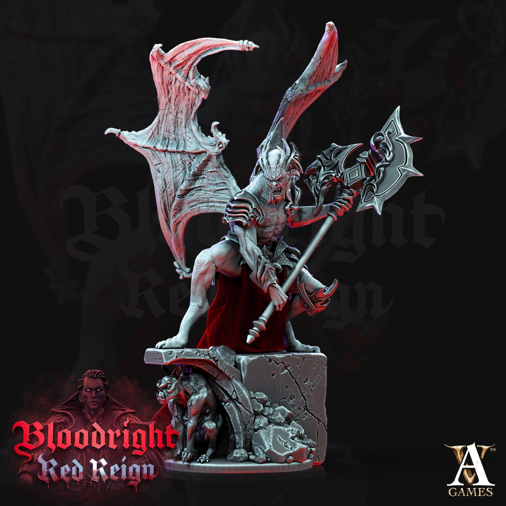 Vampire Elder - Archvillain Games Printed Miniature | Dungeons & Dragons | Pathfinder | Tabletop