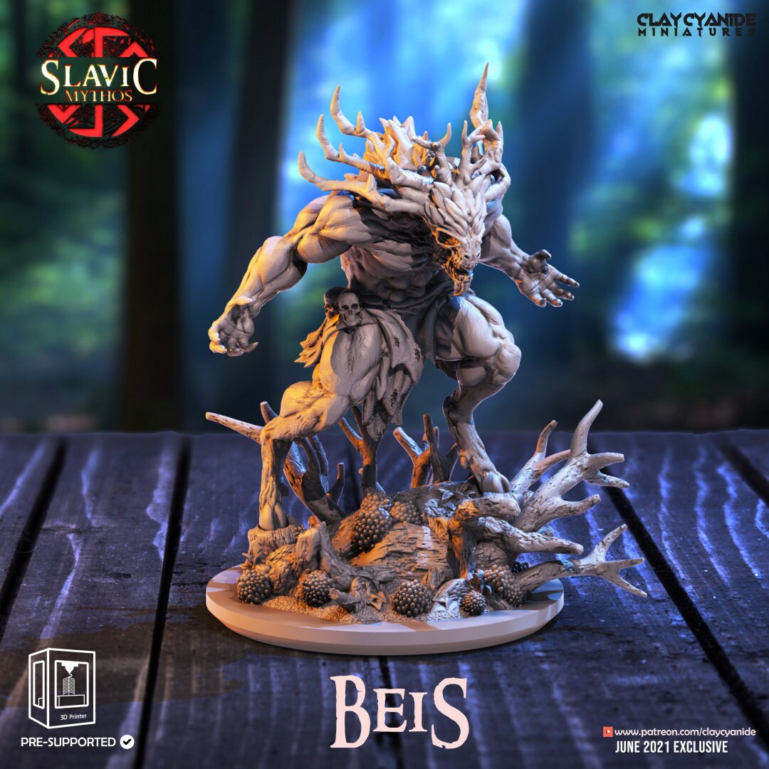 Beis Painted Model - Clay Cyanide Printed Miniature | Dungeons & Dragons | Pathfinder | Tabletop