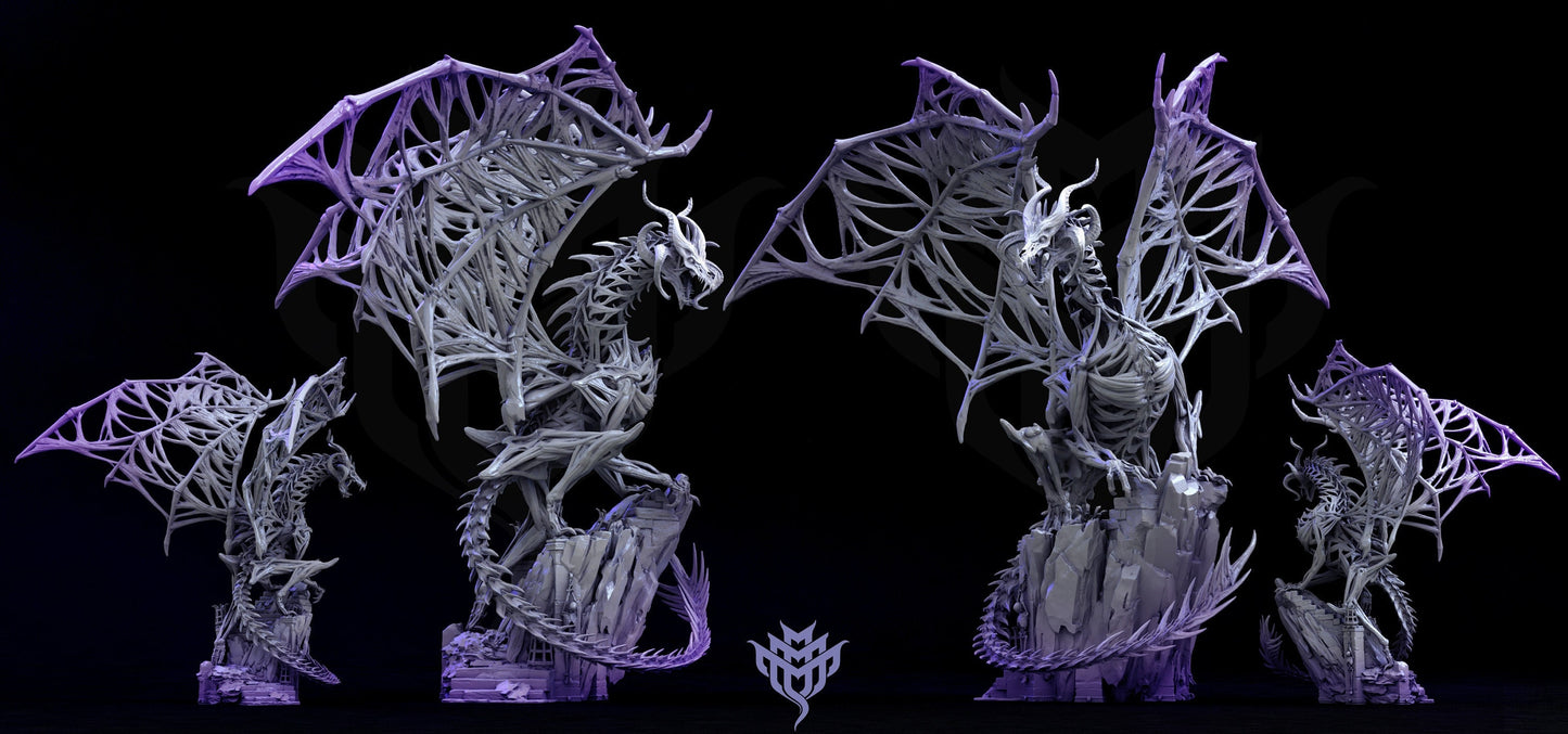 Dracolitch - Mini Monster Mayhem Printed Miniature | Dungeons & Dragons | Pathfinder | Tabletop