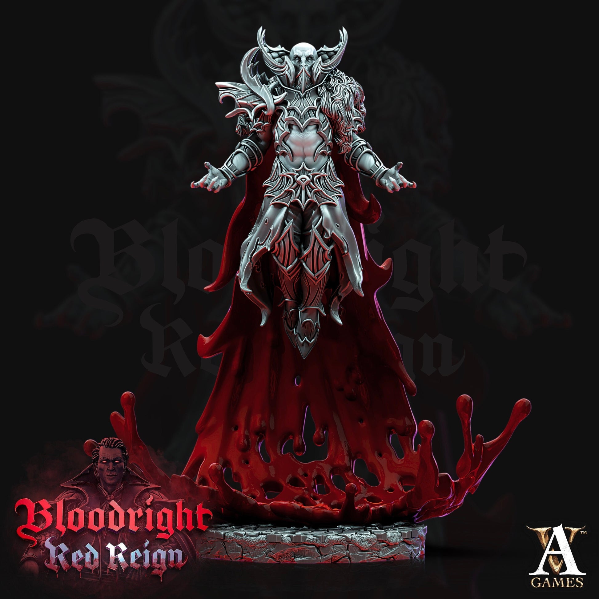 Bloodcloak Vampire Henchmen Bundle- 4 Archvillain Games Printed Miniatures | Dungeons & Dragons | Pathfinder | Tabletop