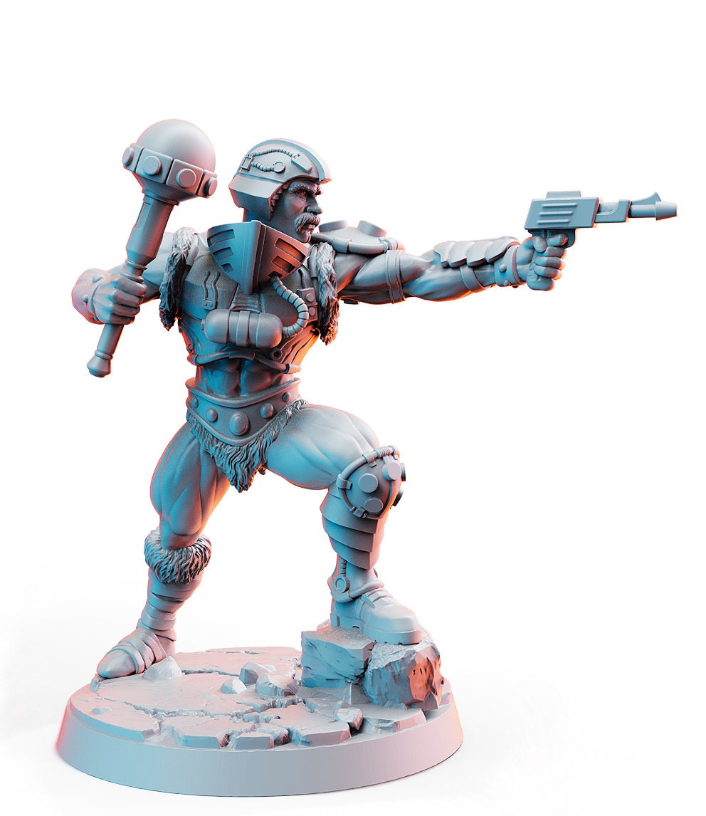 Dun-Ken - 2 RN Estudio Printed Miniatures | Dungeons & Dragons | Pathfinder | Tabletop