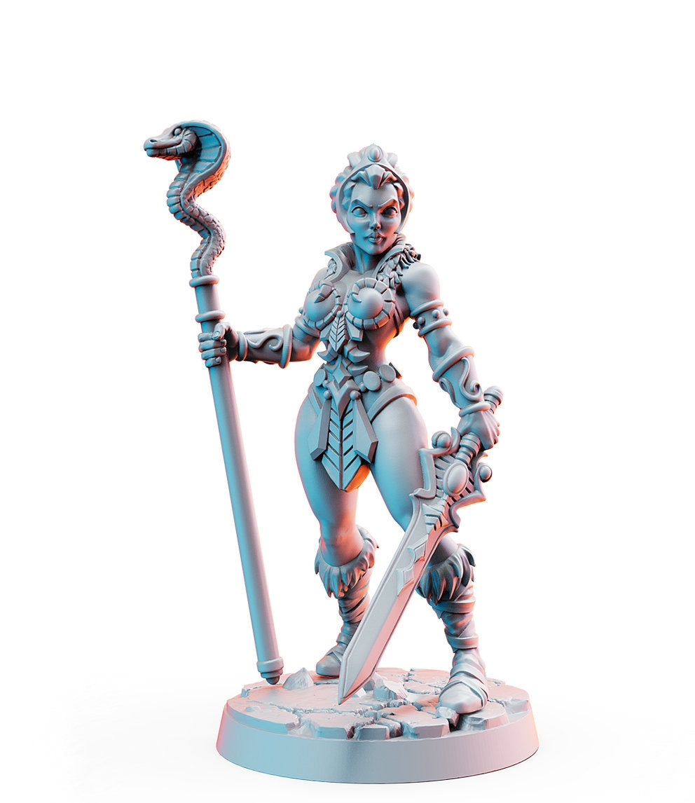 Sheela - 2 RN Estudio Printed Miniatures | Dungeons & Dragons | Pathfinder | Tabletop