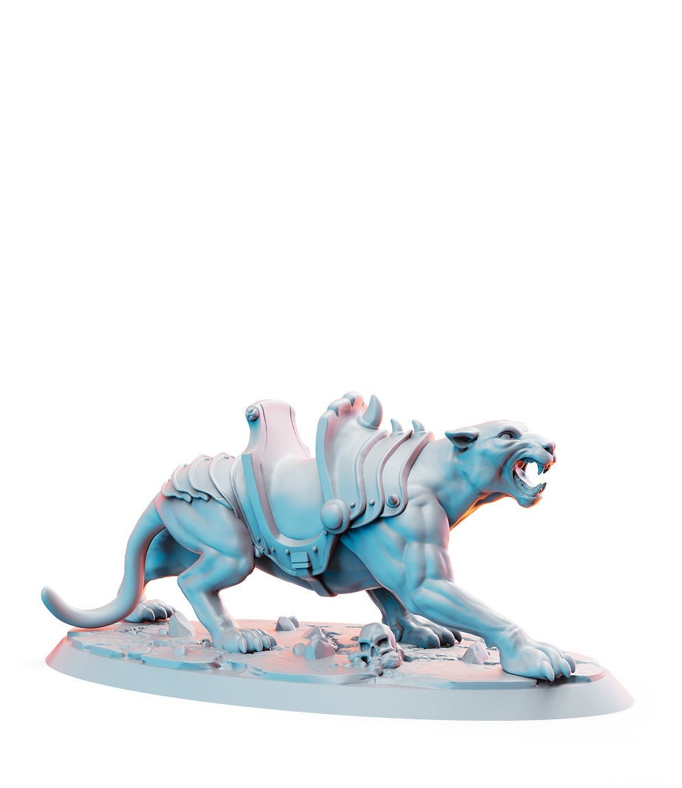 War Tigarr - RN Estudio Printed Miniature | Dungeons & Dragons | Pathfinder | Tabletop