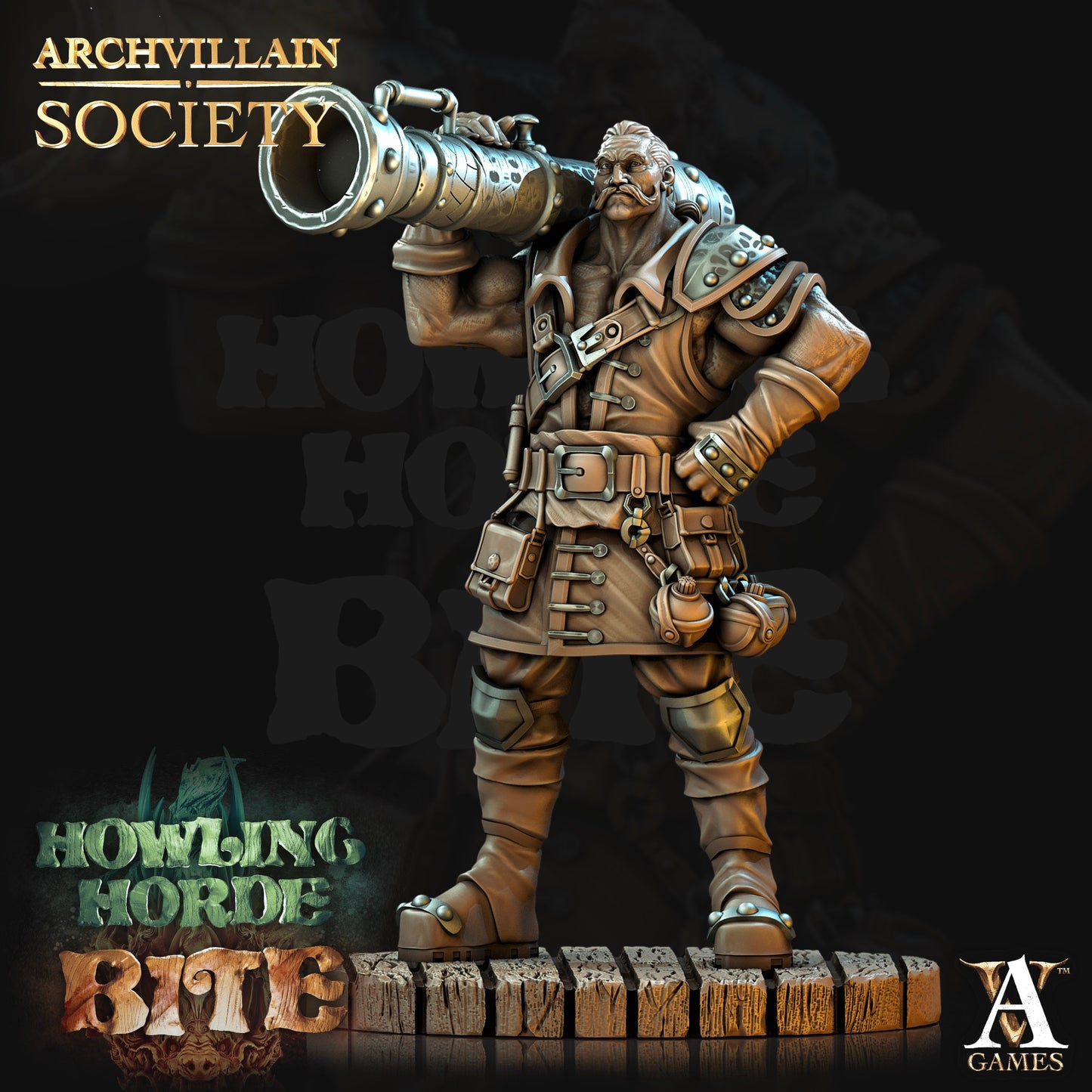 Bayard Ironblast - Archvillain Games Printed Miniature | Dungeons & Dragons | Pathfinder | Tabletop