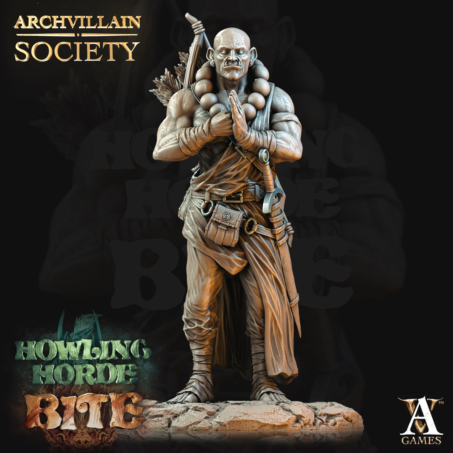 Ozil Cusali - Archvillain Games Printed Miniature | Dungeons & Dragons | Pathfinder | Tabletop