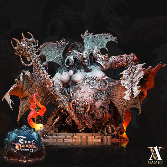 Orcus, Demon Lord - Archvillain Games Printed Miniatures | Dungeons & Dragons | Pathfinder | Tabletop