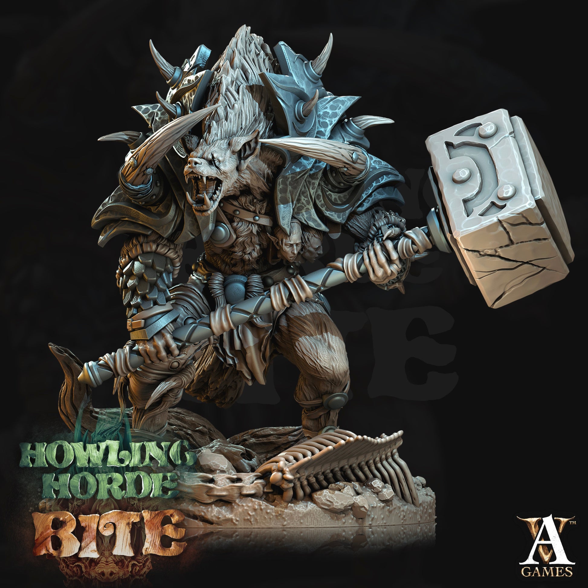 Gnoll Brutes Bundle - Archvillain Games Printed Miniatures | Dungeons & Dragons | Pathfinder | Tabletop