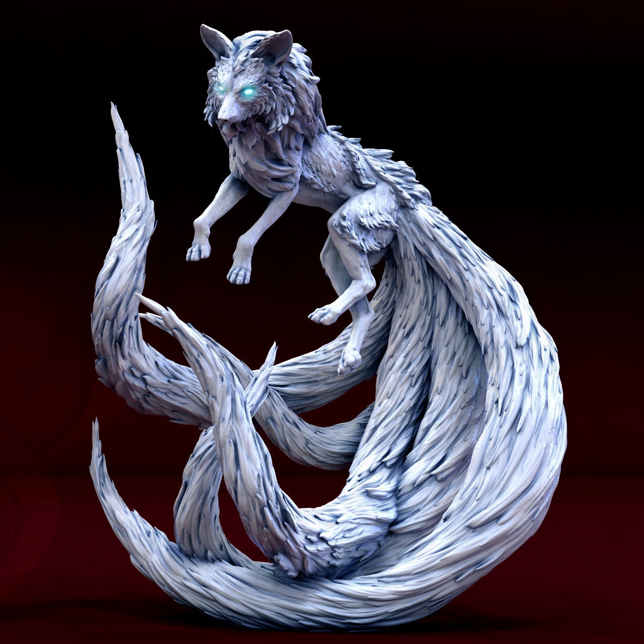 Kitsune Bundle - Mini Monster Mayhem Printed Miniature | Dungeons & Dragons | Pathfinder | Tabletop