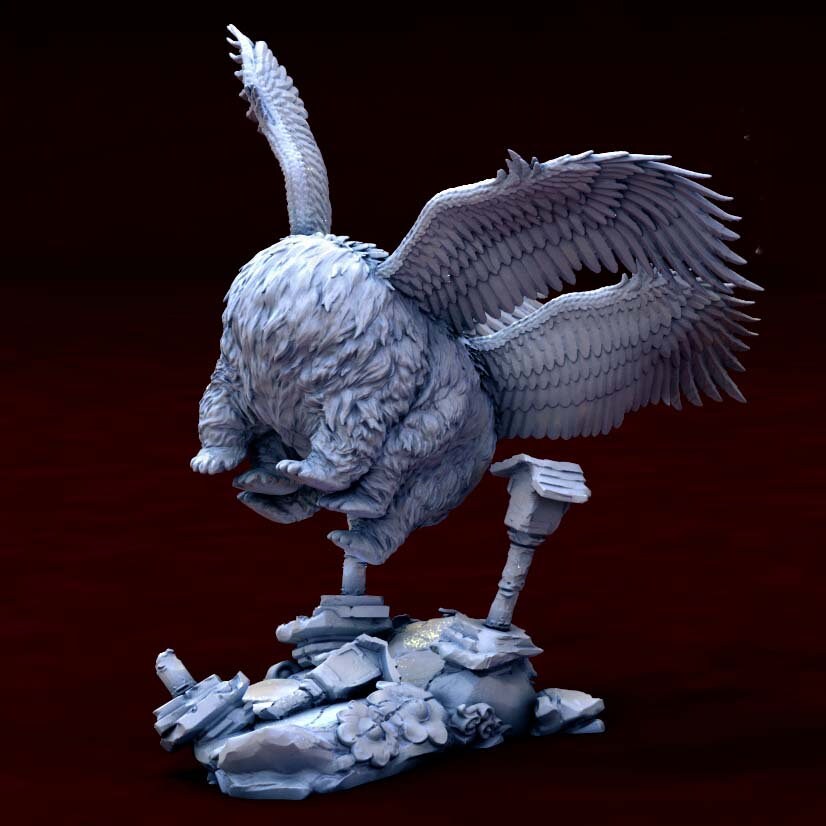 Hundun - Mini Monster Mayhem Printed Miniature | Dungeons & Dragons | Pathfinder | Tabletop