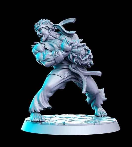 Tatsu, Martial Artist - RN Estudio Printed Miniature | Dungeons & Dragons | Pathfinder | Tabletop