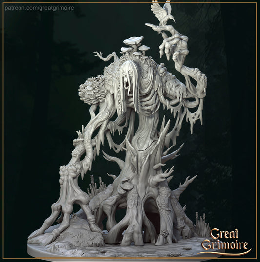 Wood Spirit - Great Grimoire Printed Miniature | Dungeons & Dragons | Pathfinder | Tabletop