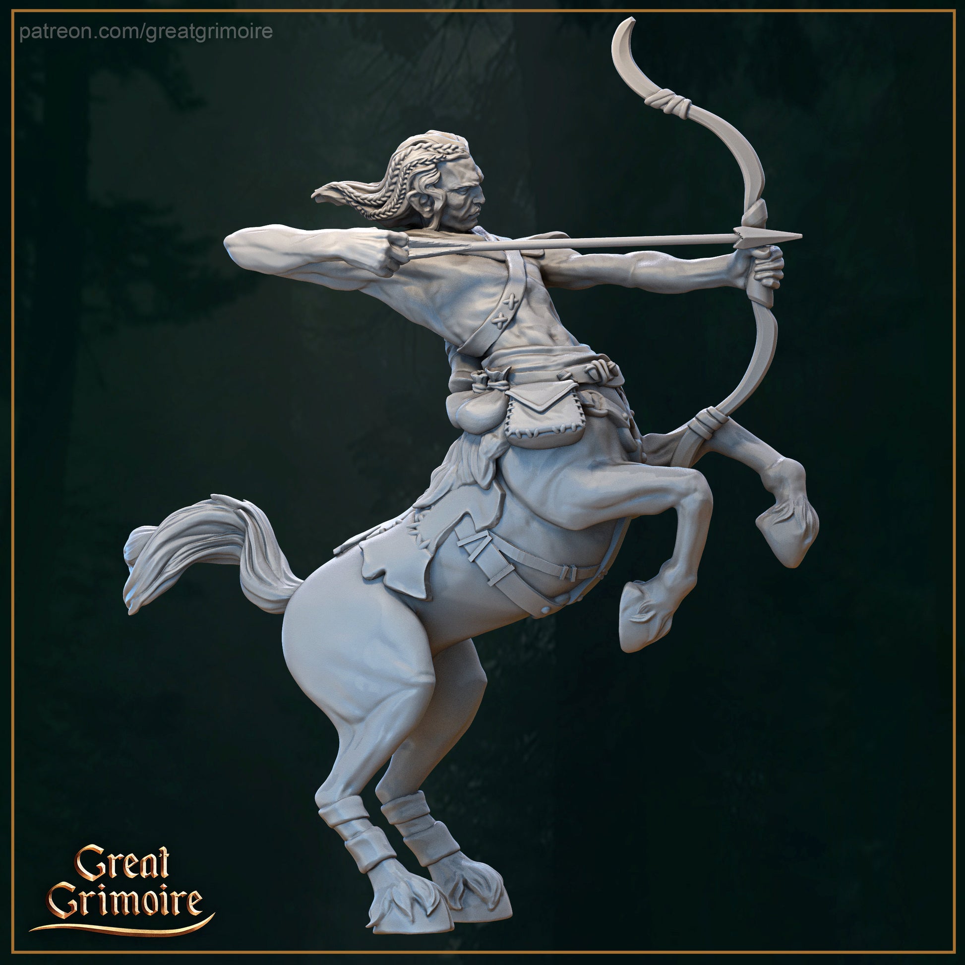 Centaur Tribe Bundle - Great Grimoire Printed Miniature | Dungeons & Dragons | Pathfinder | Tabletop