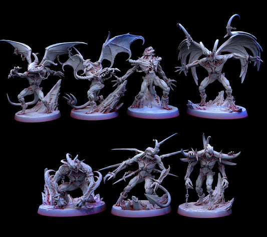 Scavengers Bundle - Mini Monster Mayhem Printed Miniature | Dungeons & Dragons | Pathfinder | Tabletop