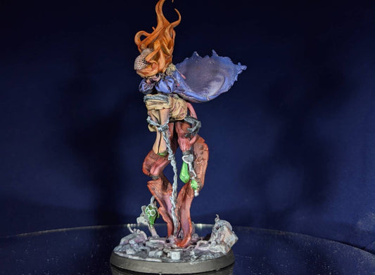 The Baron's Mistress Painted Model - Archvillain Games Printed Miniature | Dungeons & Dragons | Pathfinder | Tabletop