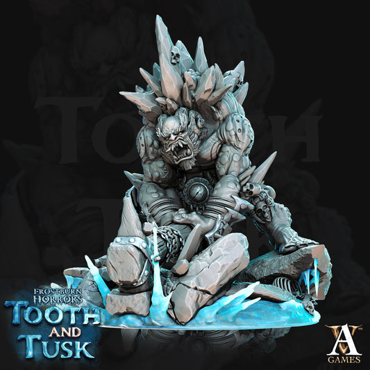 Ice Troll - Archvillain Games Printed Miniatures | Dungeons & Dragons | Pathfinder | Tabletop