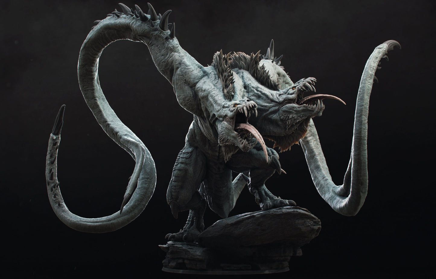 Demogorgon, Demon Lord - Lord of the Print Miniature | Dungeons & Dragons | Pathfinder | Tabletop