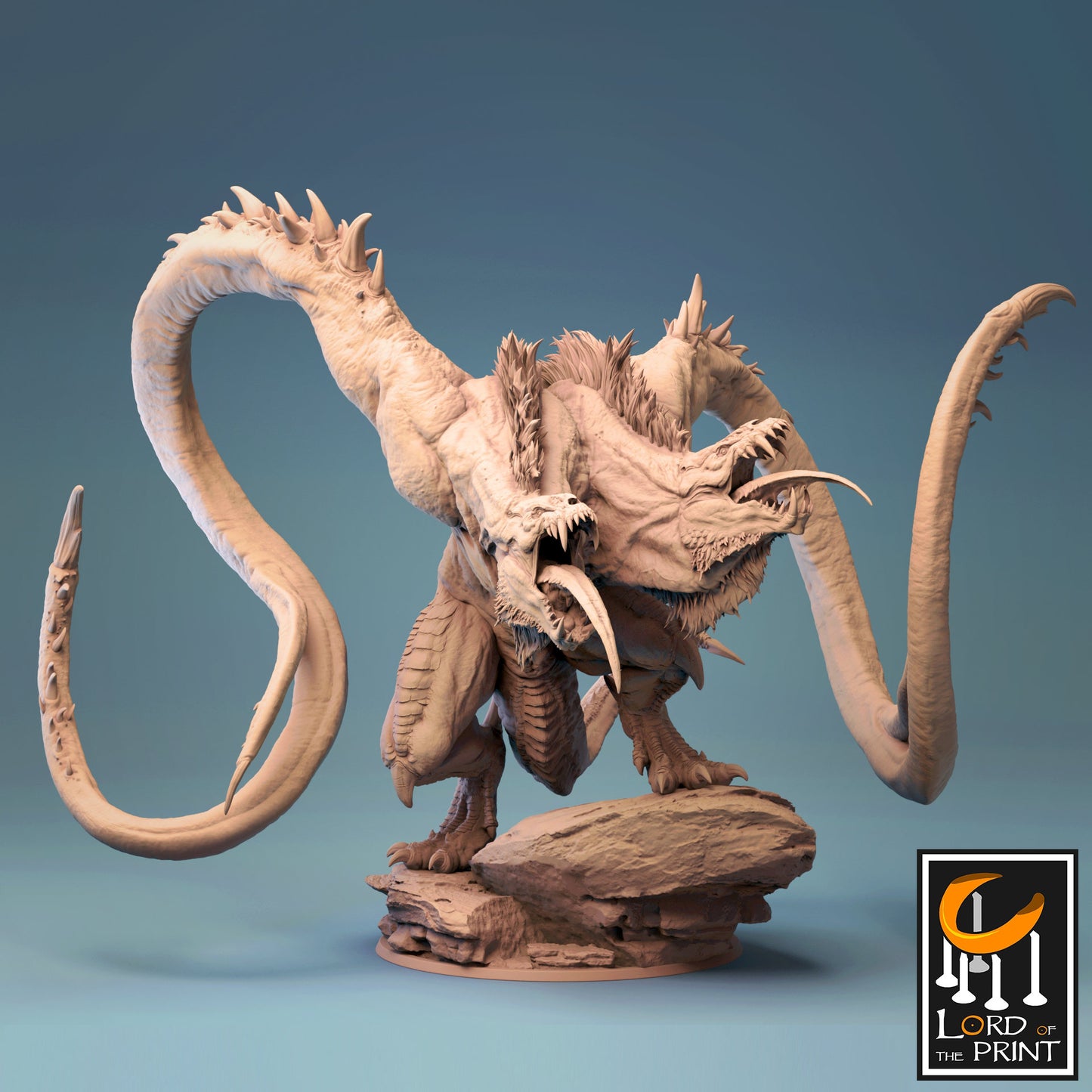 Demogorgon, Demon Lord - Lord of the Print Miniature | Dungeons & Dragons | Pathfinder | Tabletop