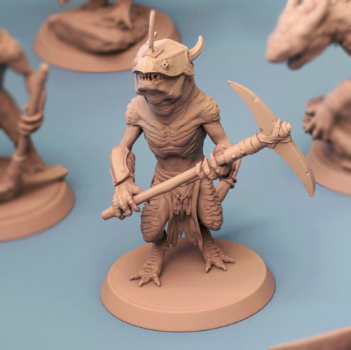 Kobold Miner Bundle - Lord of the Print Miniature | Dungeons & Dragons | Pathfinder | Tabletop