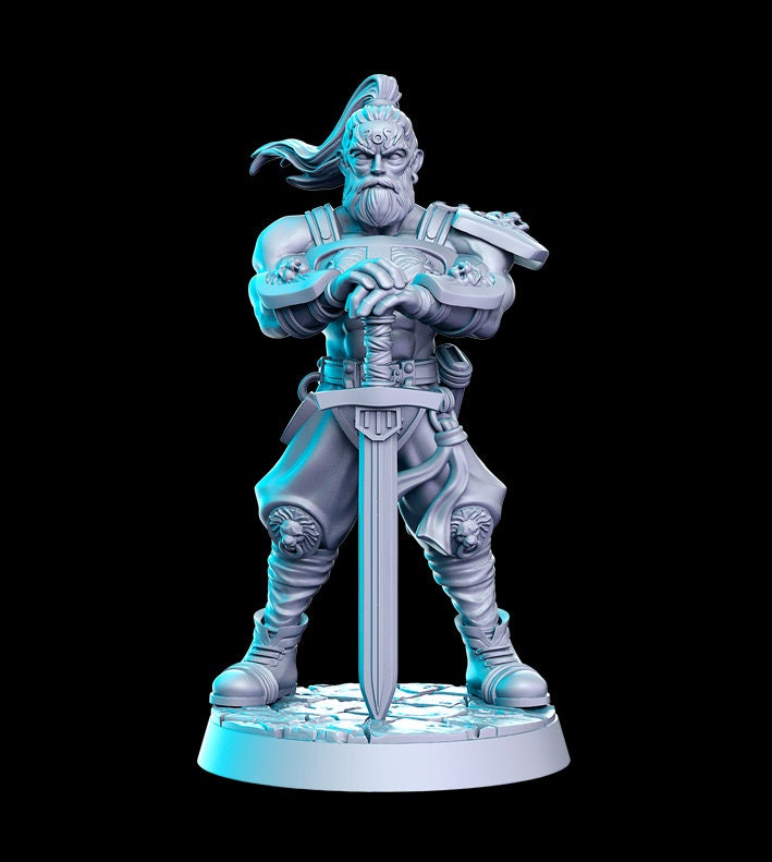 Kensai, Blademaster - RN Estudio Printed Miniature | Dungeons & Dragons | Pathfinder | Tabletop