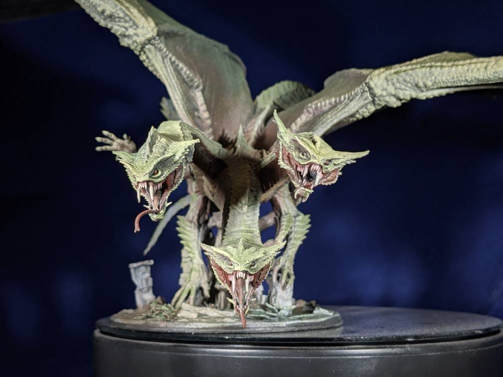 Draco Hydra - Mini Monster Mayhem Printed Miniature | Dungeons & Dragons | Pathfinder | Tabletop