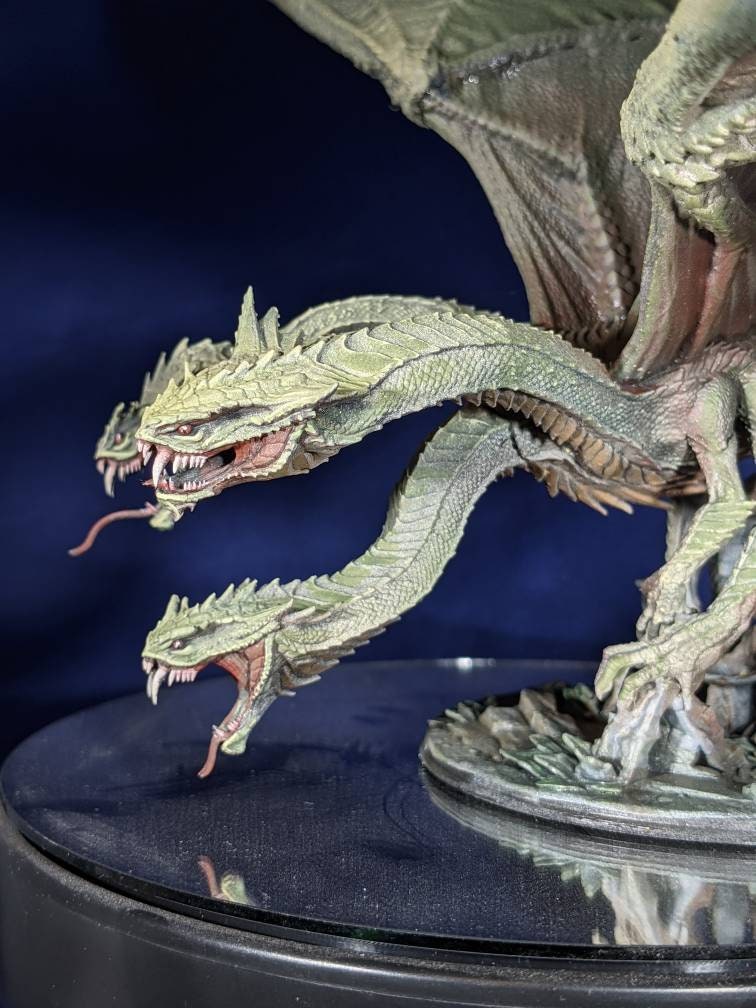 Draco Hydra - Mini Monster Mayhem Printed Miniature | Dungeons & Dragons | Pathfinder | Tabletop