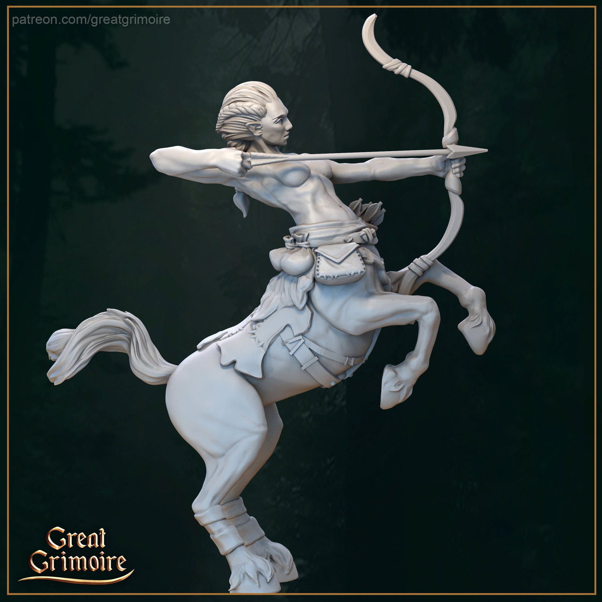 Centaur Tribe Bundle Painted Models - Great Grimoire Printed Miniature | Dungeons & Dragons | Pathfinder | Tabletop
