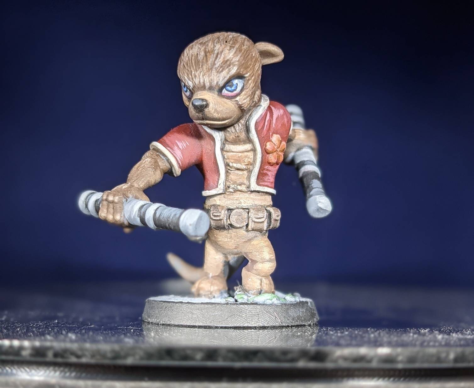 Otter Monk Painted Model - Dice Heads Printed Miniatures | Dungeons & Dragons | Pathfinder | Tabletop