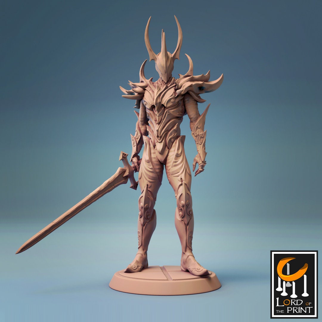 Dark Angel King Painted Model - Lord of the Print Miniature | Dungeons & Dragons | Pathfinder | Tabletop