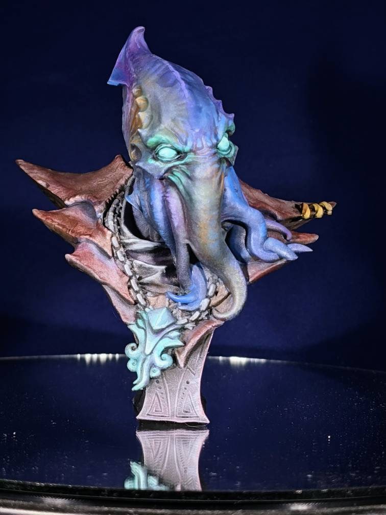 Cthulhu, Old God - Clay Cyanide Printed Miniature | Dungeons & Dragons | Pathfinder | Tabletop