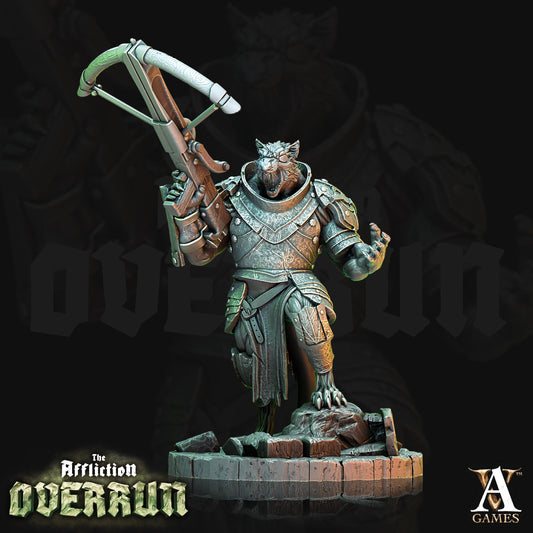 Rat Arbalester - Archvillain Games Printed Miniature | Dungeons & Dragons | Pathfinder | Tabletop