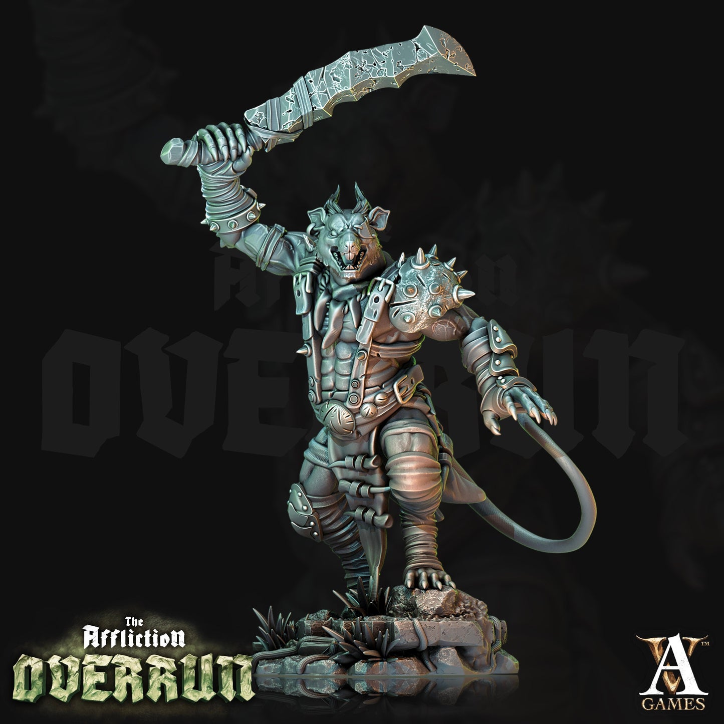 Rat Reavers - Archvillain Games Printed Miniature | Dungeons & Dragons | Pathfinder | Tabletop