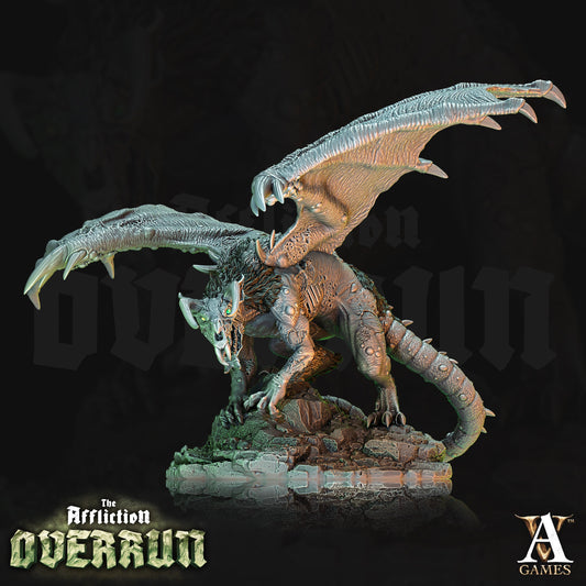 Srelk, Rat Dragon - Archvillain Games Printed Miniature | Dungeons & Dragons | Pathfinder | Tabletop