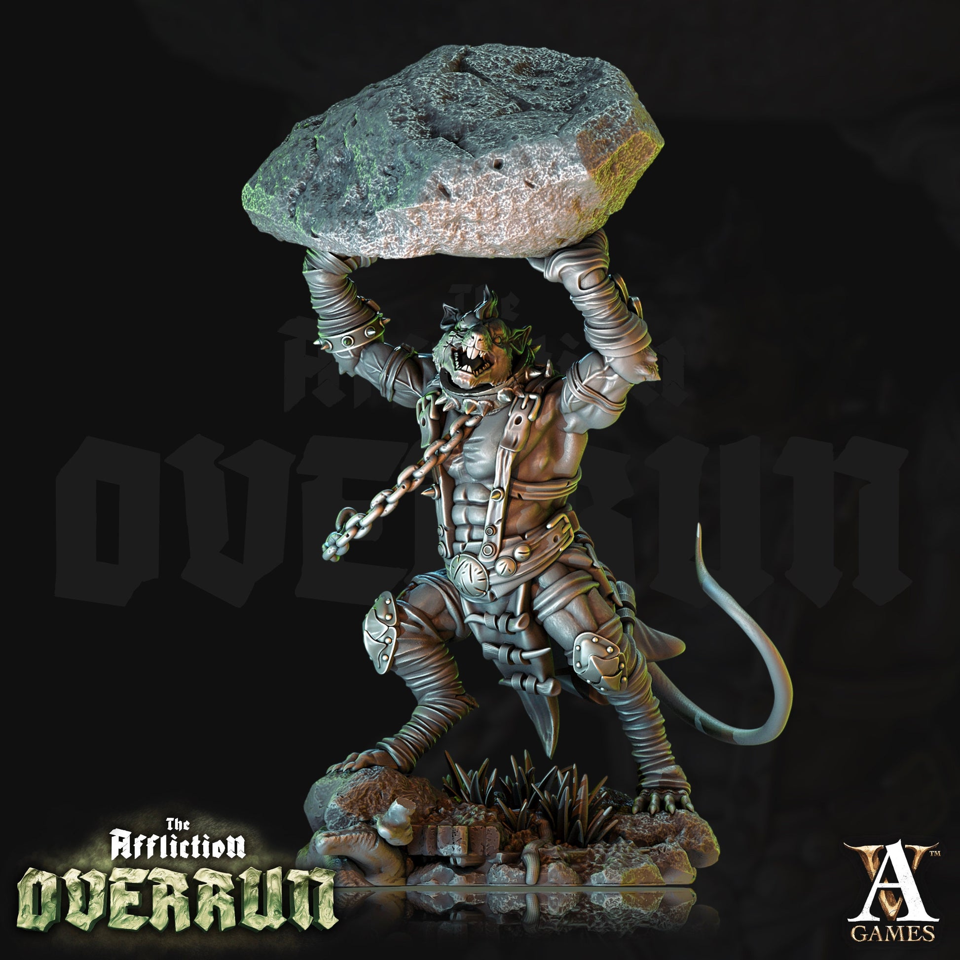 The Affliction - Overrun Bundle - Archvillain Games Printed Miniatures | Dungeons & Dragons | Pathfinder | Tabletop