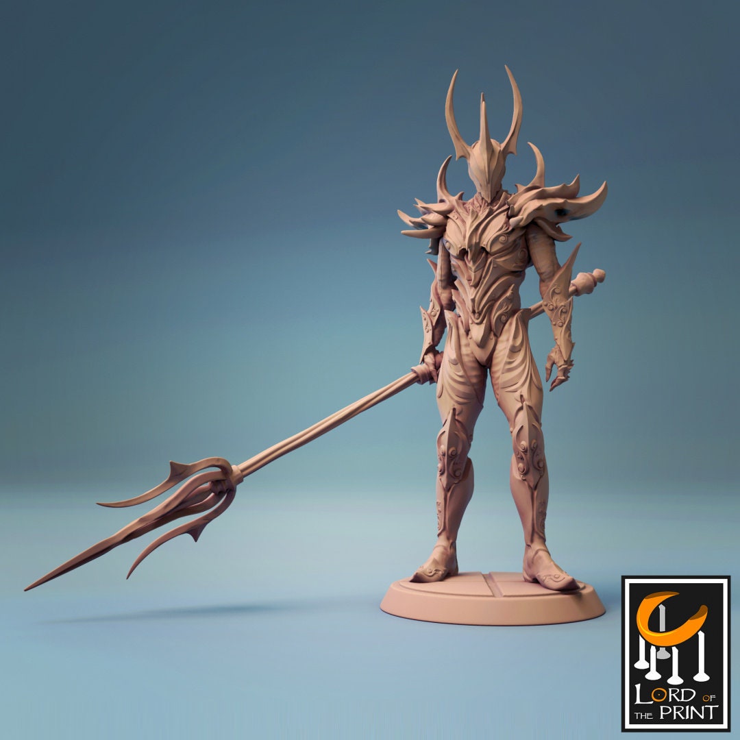 Dark Angel King Painted Model - Lord of the Print Miniature | Dungeons & Dragons | Pathfinder | Tabletop