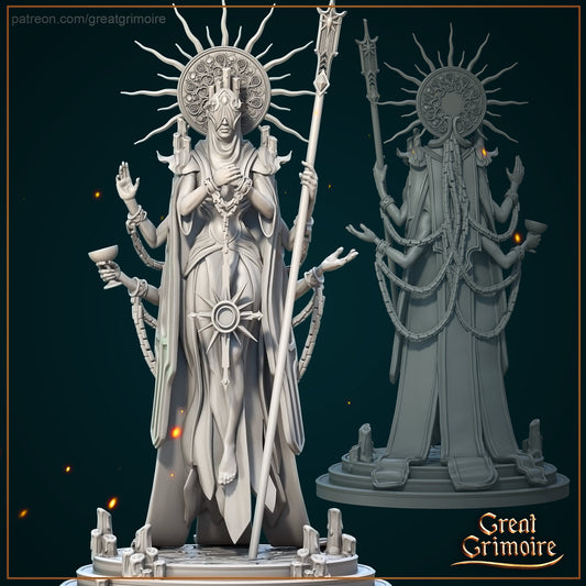 Milady of Grace - Great Grimoire Printed Miniature | Dungeons & Dragons | Pathfinder | Tabletop
