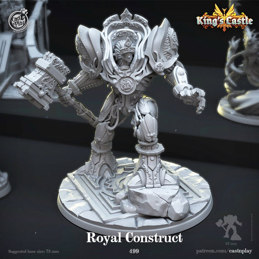 Royal Construct - Cast n Play Printed Miniature | Dungeons & Dragons | Pathfinder | Tabletop