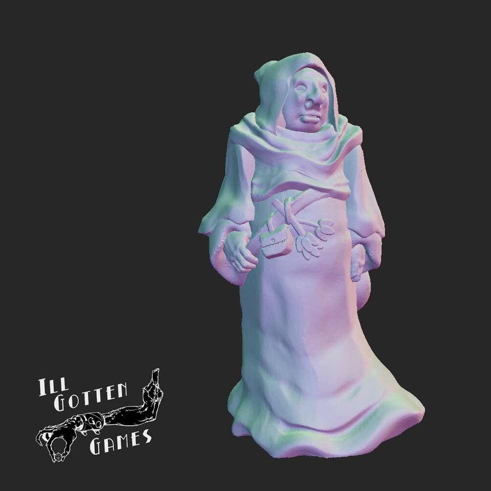 Hedge Wizard - Ill Gotten Games Printed Miniature | Dungeons & Dragons | Pathfinder | Tabletop