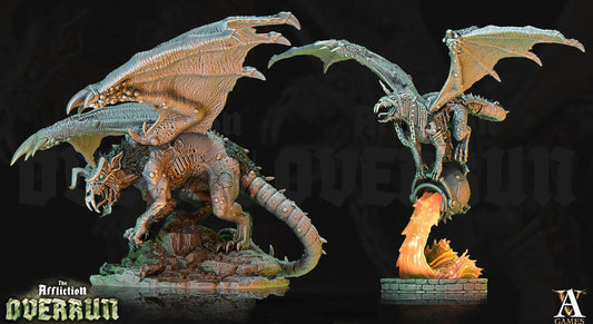 Snut and Srelk, Rat Dragons Bundle - Archvillain Games Printed Miniature | Dungeons & Dragons | Pathfinder | Tabletop