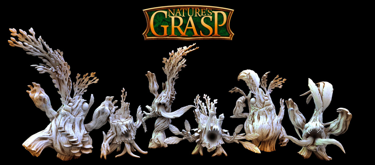 Nature's Grasp Bundle - Mini Monster Mayhem Printed Miniatures | Dungeons & Dragons | Pathfinder | Tabletop