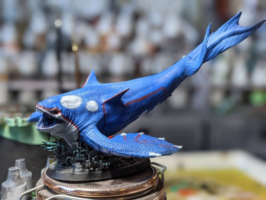 Primordial Orca Painted Model - Mini Monster Mayhem Printed Miniature | Dungeons & Dragons | Pathfinder | Tabletop