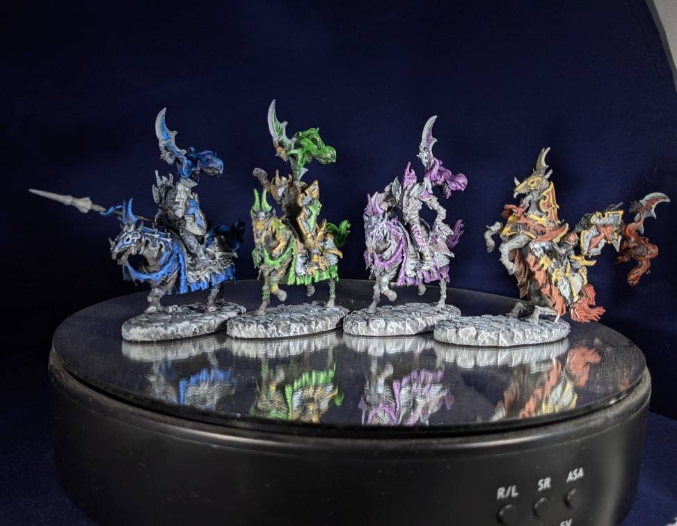 Dread Hussar - Archvillain Games Printed Miniature | Dungeons & Dragons | Pathfinder | Tabletop