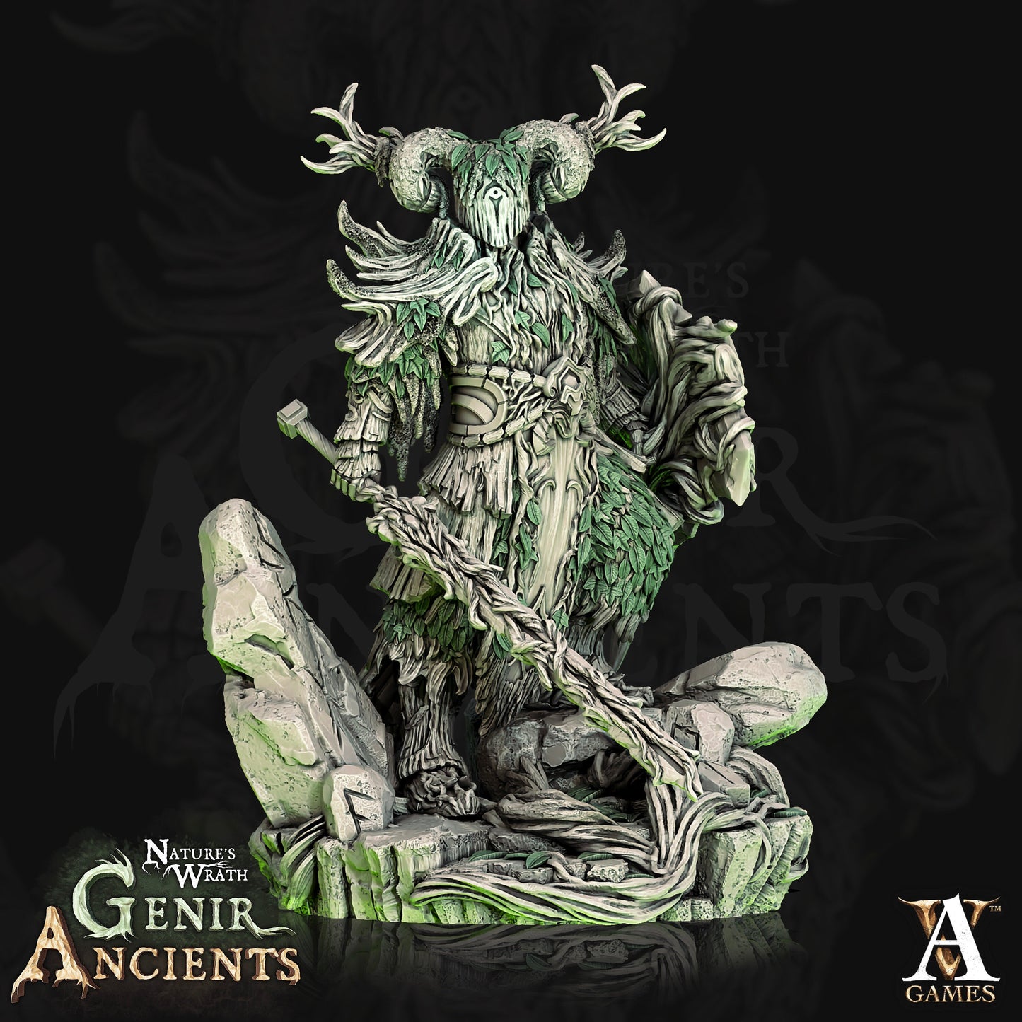 Verdant Ancient - Archvillain Games Printed Miniature | Dungeons & Dragons | Pathfinder | Tabletop