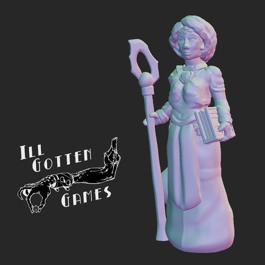 Town Chronicler - Ill Gotten Games Printed Miniature | Dungeons & Dragons | Pathfinder | Tabletop